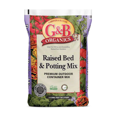 G&B Organic Raised Bed & Potting Mix 2 Cu.Ft.