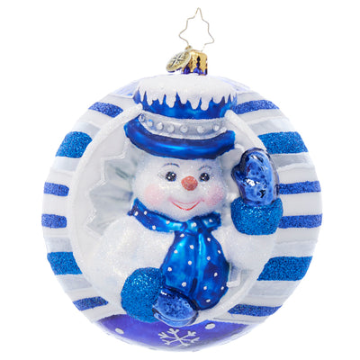 Snowy Spherical Cheer - 5.75"