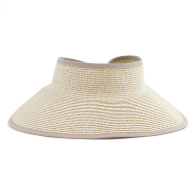 Natural Large Brim Sun Hat - Women's