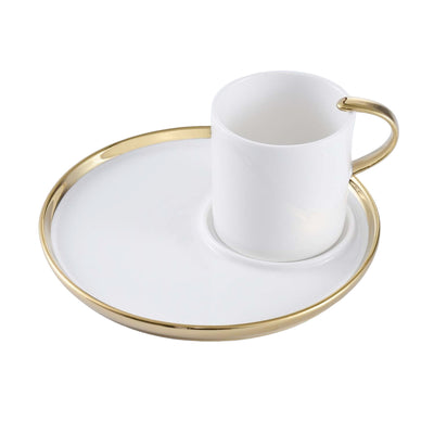 Cappuccino Cup & Plate