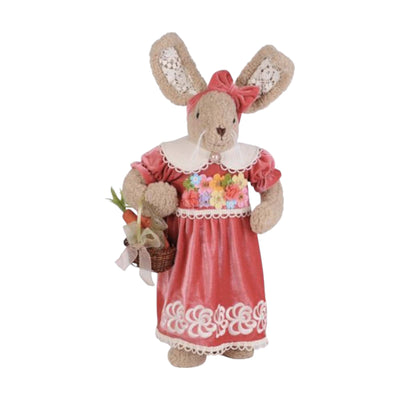 Mrs Coral Bunny - 24" Tall