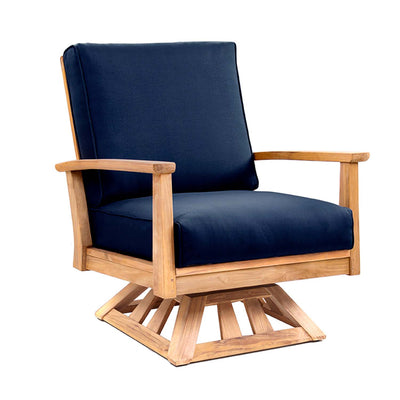 Harbor Island Teak Swivel Rocking  Chair