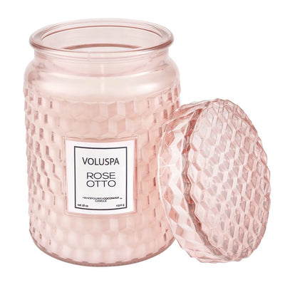 Rose Otto Jar Candle - Large