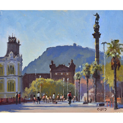 Barcelona Walk - 10"x12"