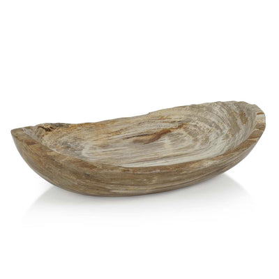 Petrified Wood Oval Bowl - Large