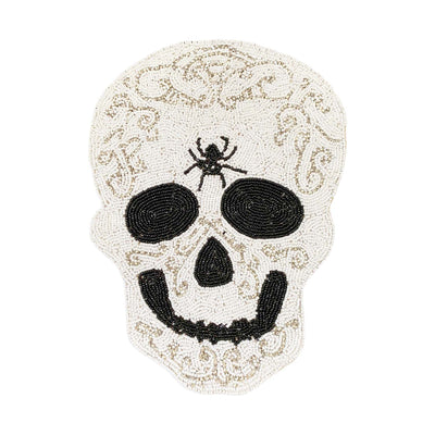 Beaded Skull Placemat - 15" Wide