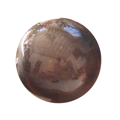 Amber Recycled Glass Orb