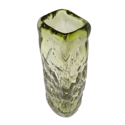 Green Glass Emersyn Vase