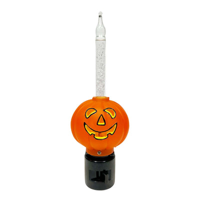 Pumpkin Bubble Night Light - 7" Tall