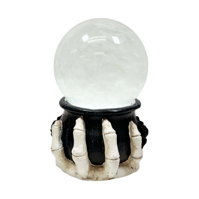 Skeleton Hand Water Globe with LED Light - 7" Tall