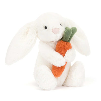 Bashful Bunny with Carrot - 8" Tall