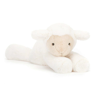 White Smudge Lamb - 10" Tall