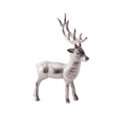 Silver Reindeer - 13" Tall