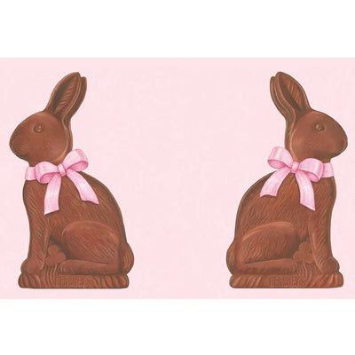 Chocolate Bunnies Placemat - 18"x12"