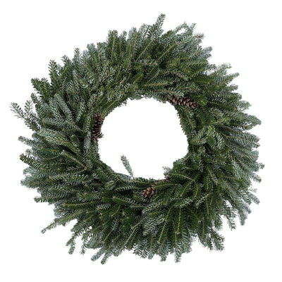 Silver Show Wreath 26"