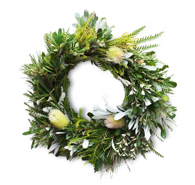 Banksia Wreath 20"